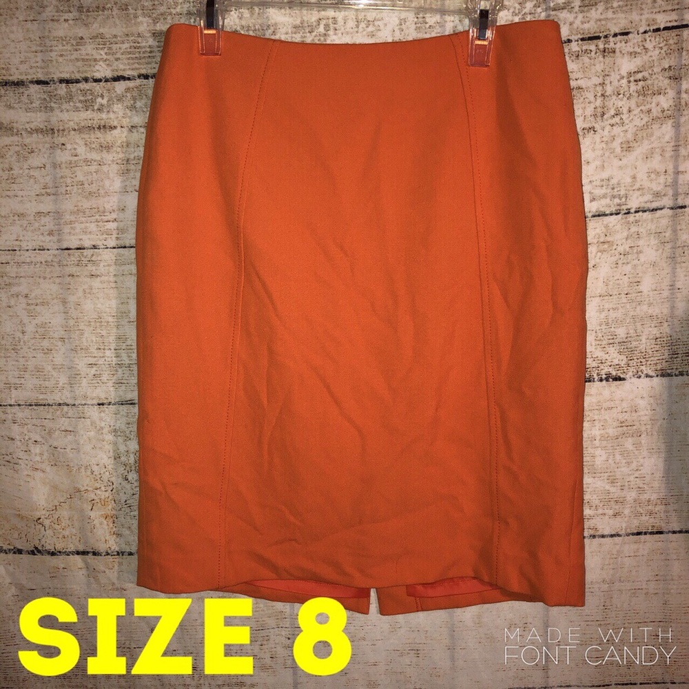 Orange Skirt By Halogen